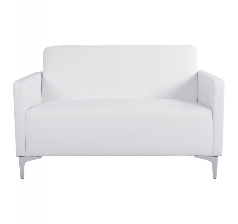 ΚΑΝΑΠΕΣ 2ΘΕΣΙΟΣ NELLIE HM3159.22 ΜΕ ΛΕΥΚΟ PU 113x71x71Υ εκ.