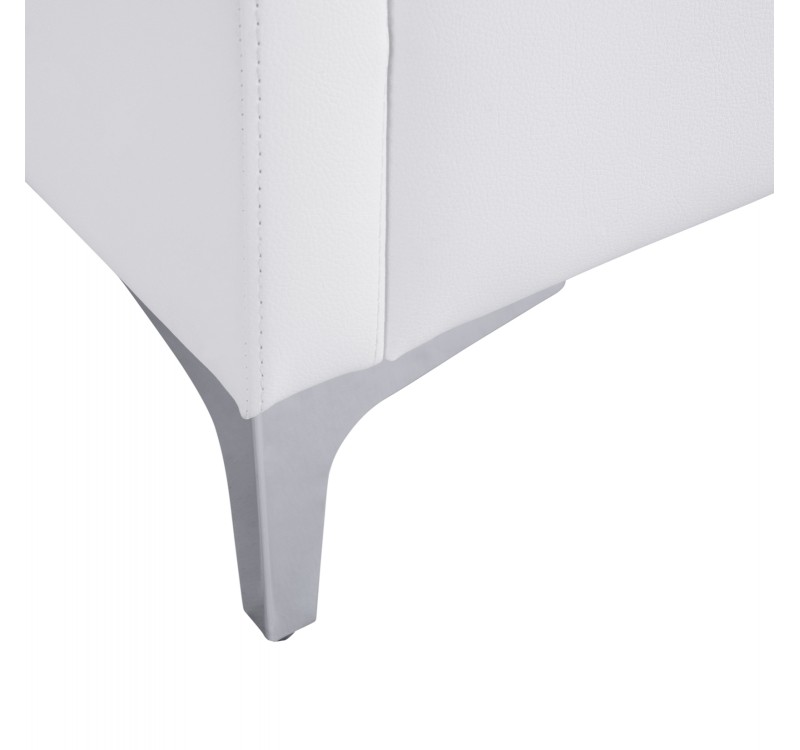 ΚΑΝΑΠΕΣ 2ΘΕΣΙΟΣ NELLIE HM3159.22 ΜΕ ΛΕΥΚΟ PU 113x71x71Υ εκ.