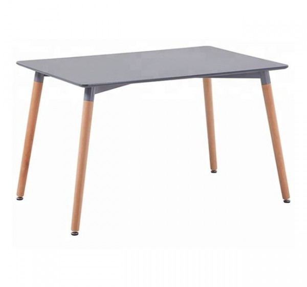 ΤΡΑΠΕΖΙ MINIMAL HM008.10 ΓΚΡΙ ΜΕ ΞΥΛΙΝΑ ΠΟΔΙΑ ΟΞΙΑ 120X80X73Υ εκ.