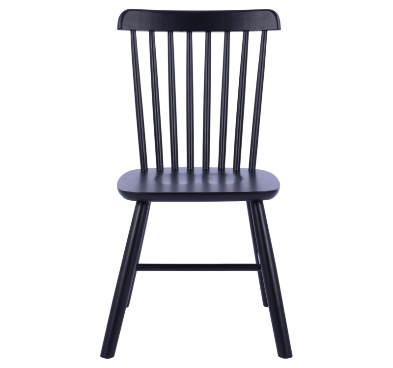 ΚΑΡΕΚΛΑ ΤΡΑΠΕΖΑΡΙΑΣ LUCIEN HM8645.02 ΞΥΛΟ ΟΞΙΑΣ ΣΕ ΜΑΥΡΟ ΜΑΤ ΧΡΩΜΑ 48x54x86Υεκ.