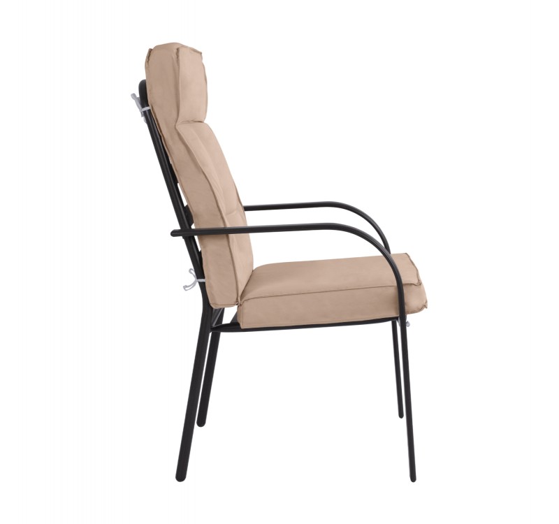 ΠΟΛΥΘΡΟΝΑ ΜΕΤΑΛΛΙΚΗ ENDIKA ΣΕ ΚΑΦΕ ΧΡΩΜΑ ΜΕ ΜΠΕΖ ΜΑΞΙΛΑΡΙ 60Χ71Χ105Υ εκ. HM5680.02