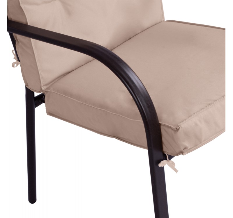 ΠΟΛΥΘΡΟΝΑ ΜΕΤΑΛΛΙΚΗ ENDIKA ΣΕ ΚΑΦΕ ΧΡΩΜΑ ΜΕ ΜΠΕΖ ΜΑΞΙΛΑΡΙ 60Χ71Χ105Υ εκ. HM5680.02