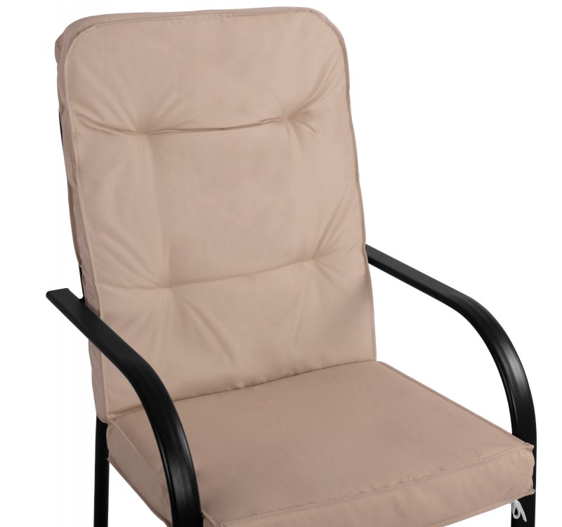 ΠΟΛΥΘΡΟΝΑ ΜΕΤΑΛΛΙΚΗ ENDIKA ΣΕ ΚΑΦΕ ΧΡΩΜΑ ΜΕ ΜΠΕΖ ΜΑΞΙΛΑΡΙ 60Χ71Χ105Υ εκ. HM5680.02