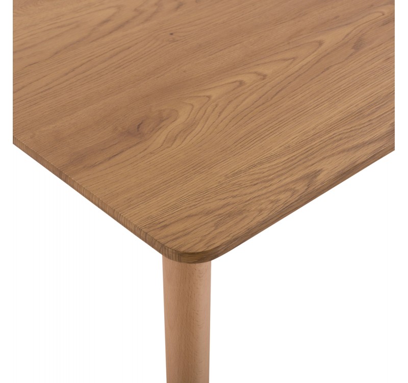 ΤΡΑΠΕΖΙ MINIMAL HM008.04 ΦΥΣΙΚΟ ΞΥΛΙΝΑ ΠΟΔΙΑ ΟΞΙΑ 120Χ80X73Υ εκ.