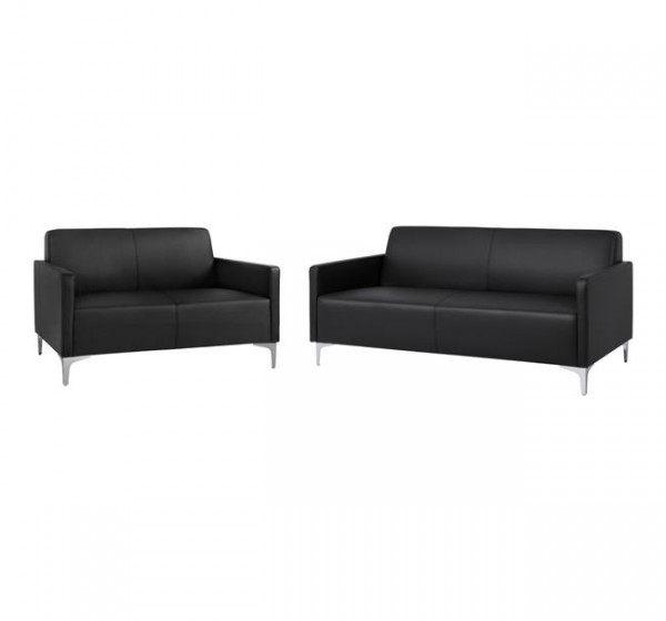 ΣΕΤ 2 ΤΜΧ ΚΑΝΑΠΕΣ 3ΘΕΣΙΟΣ ΚΑΙ 2ΘΕΣΙΟΣ NELLIE HM11274.01 ΜΑΥΡΟ ΧΡΩΜΑ