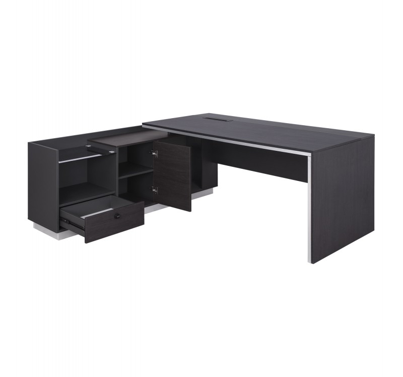 ΓΡΑΦΕΙΟ ΕΠΑΓΓΕΛΜΑΤΙΚΟ ΑΡΙΣΤΕΡΗ ΓΩΝΙΑ ROSEWOOD HM2112L 200X160X76Υ εκ.