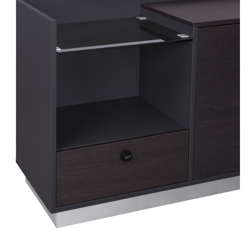 ΓΡΑΦΕΙΟ ΕΠΑΓΓΕΛΜΑΤΙΚΟ ΑΡΙΣΤΕΡΗ ΓΩΝΙΑ ROSEWOOD HM2112L 200X160X76Υ εκ.