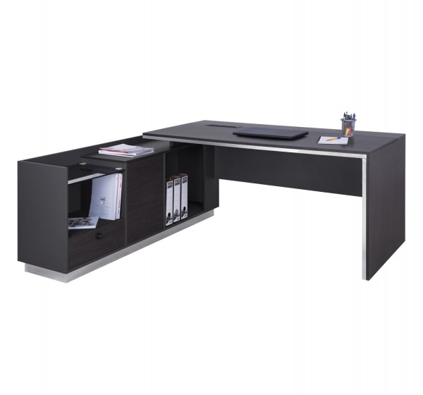 ΓΡΑΦΕΙΟ ΕΠΑΓΓΕΛΜΑΤΙΚΟ ΑΡΙΣΤΕΡΗ ΓΩΝΙΑ ROSEWOOD HM2112L 200X160X76Υ εκ.