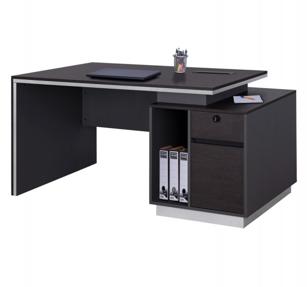 ΓΡΑΦΕΙΟ ΕΠΑΓΓΕΛΜΑΤΙΚΟ ΜΕ ΔΕΞΙΟ ΝΤΟΥΛΑΠΙ ROSEWOOD HM2113R 180X80X76Υ εκ.