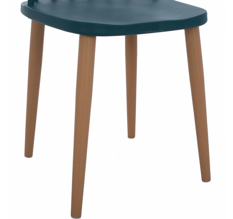 ΚΑΡΕΚΛΑ ΤΡΑΠΕΖΑΡΙΑΣ HM8052.05 VANESSA ΜΠΛΕ ΜΕ ΜΕΤΑΛΛΙΚΑ ΠΟΔΙΑ 43x41x82,5 εκ.