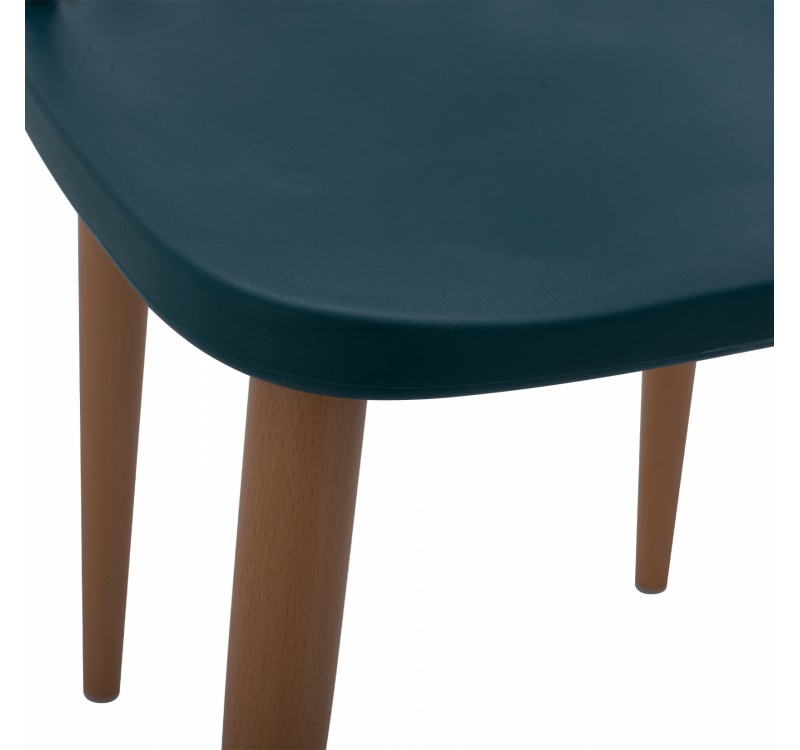 ΚΑΡΕΚΛΑ ΤΡΑΠΕΖΑΡΙΑΣ HM8052.05 VANESSA ΜΠΛΕ ΜΕ ΜΕΤΑΛΛΙΚΑ ΠΟΔΙΑ 43x41x82,5 εκ.