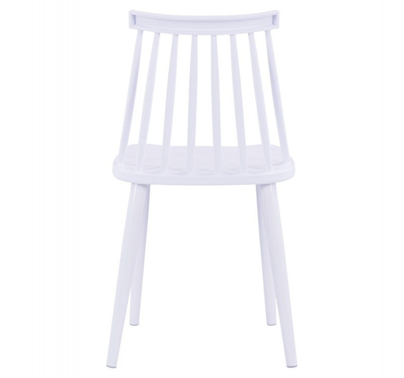 ΚΑΡΕΚΛΑ ΤΡΑΠΕΖΑΡΙΑΣ HM8052.11 VANESSA ΛΕΥΚΗ ΜΕ ΜΕΤΑΛΛΙΚΑ ΠΟΔΙΑ ΛΕΥΚΑ 43x46,5x82 εκ.