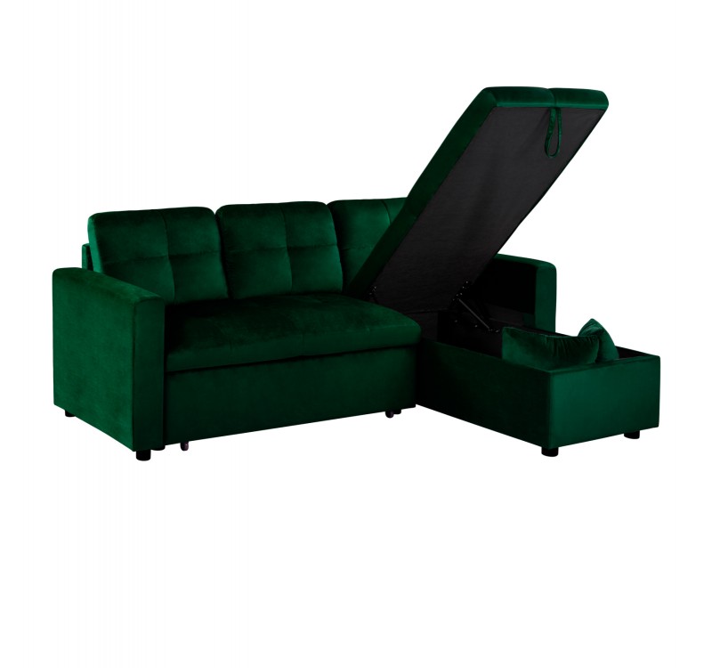 ΚΑΝΑΠΕΣ ΓΩΝΙΑ ΚΡΕΒΑΤΙ WAYNE 224x147x85Υεκ. HM3028.13 ΒΕΛΟΥΔΟ ΚΥΠΑΡΙΣΣΙ