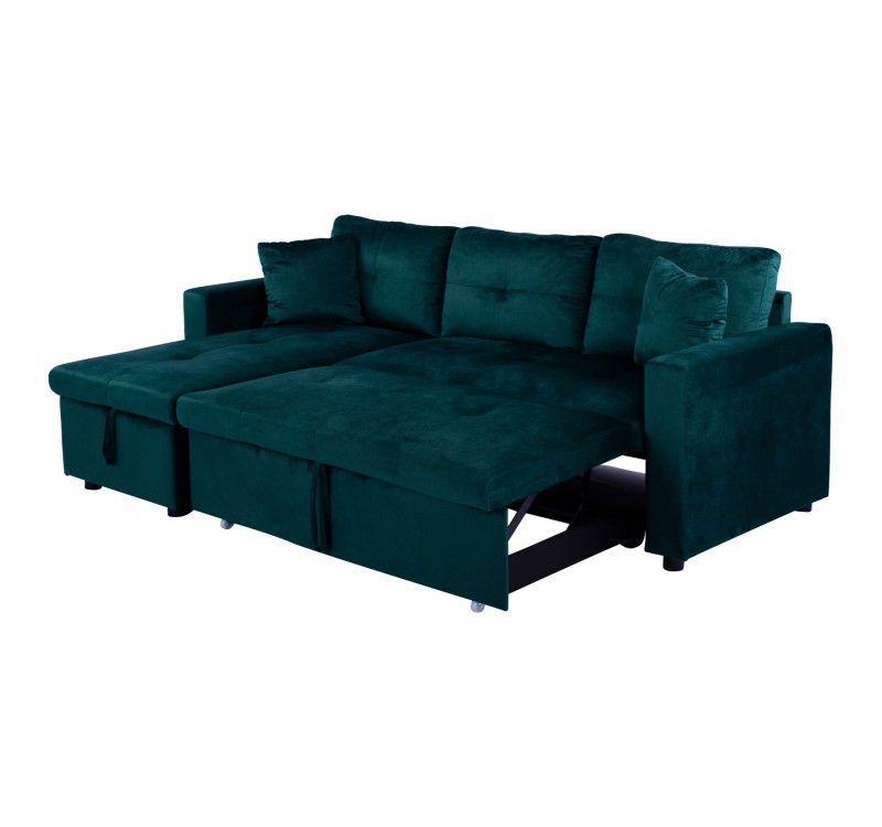 ΚΑΝΑΠΕΣ ΓΩΝΙΑ ΚΡΕΒΑΤΙ WAYNE 224x147x85Υεκ. HM3028.13 ΒΕΛΟΥΔΟ ΚΥΠΑΡΙΣΣΙ