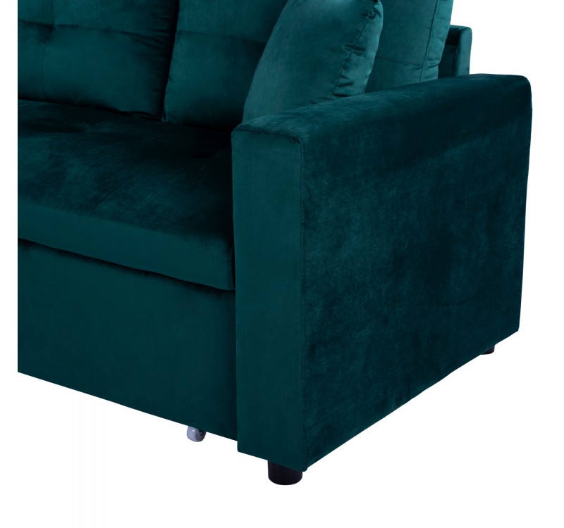 ΚΑΝΑΠΕΣ ΓΩΝΙΑ ΚΡΕΒΑΤΙ WAYNE 224x147x85Υεκ. HM3028.13 ΒΕΛΟΥΔΟ ΚΥΠΑΡΙΣΣΙ