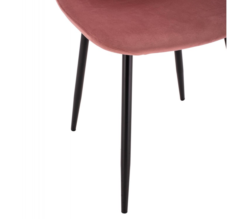 ΚΑΡΕΚΛΑ LEONARDO ΒΕΛΟΥΔΟ ΣΑΠΙΟ ΜΗΛΟ ΜΕ ΜΕΤΑΛΛΙΚΑ ΠΟΔΙΑ 45x53x85Υ εκ. HM00100.02