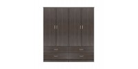 ΣΕΤ 2 ΤΜΧ ΝΤΟΥΛΑΠΑ 4ΦΥΛΛΗ ΜΕ 4 ΣΥΡΤΑΡΙΑ ZEBRANO 160X42X181 HM11349.01