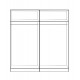 ΣΕΤ 2 ΤΜΧ ΝΤΟΥΛΑΠΑ 4ΦΥΛΛΗ SONAMA 160X42X181 HM11350.02