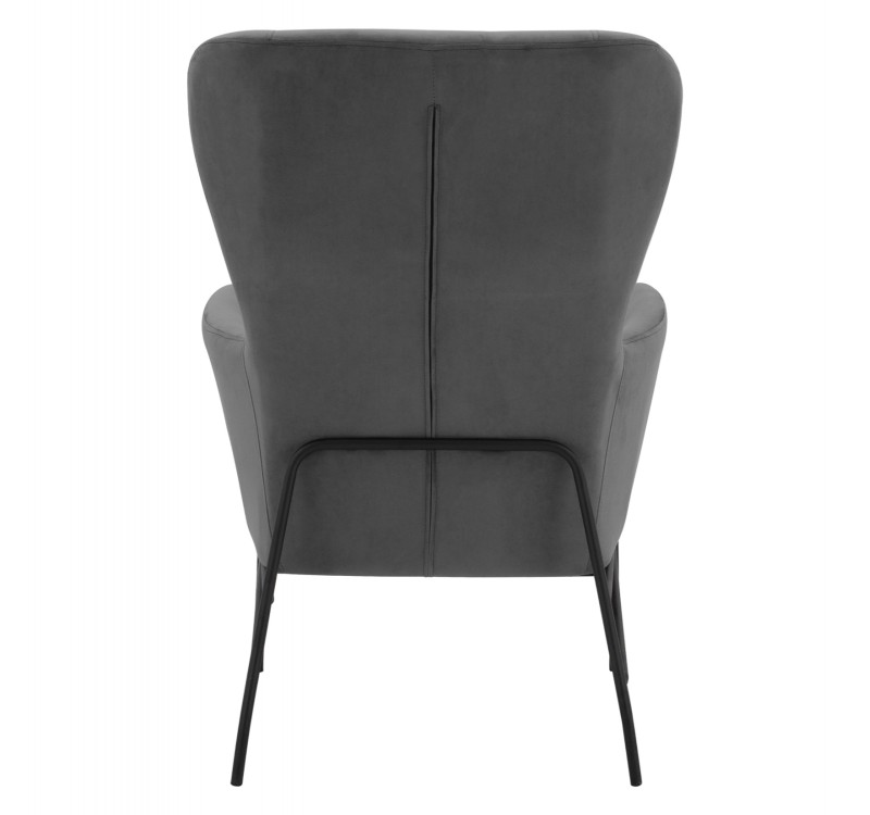 ΠΟΛΥΘΡΟΝΑ ΜΠΕΡΖΕΡΑ ΒΕΛΟΥΔΟ ΓΚΡΙ ΜΕ ΜΕΤΑΛΛΙΚΟ ΜΑΥΡΟ ΠΟΔΙ HM8721.01