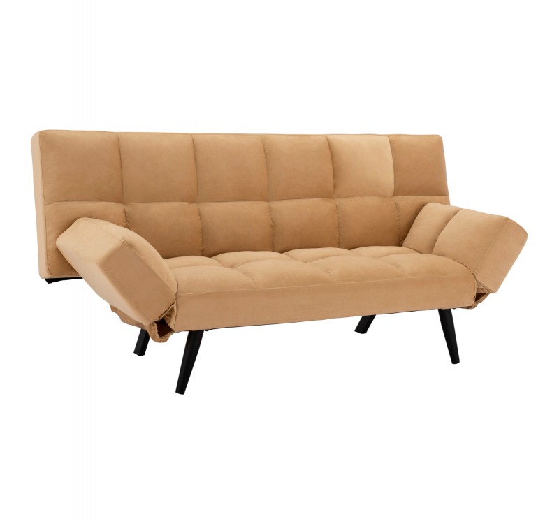 ΚΑΝΑΠΕΣ ΚΡΕΒΑΤΙ 3ΘΕΣΙΟΣ ΑΠΟ ΒΕΛΟΥΔΟ ΜΠΕΖ HM3167.07 182Χ80Χ88Υ εκ.