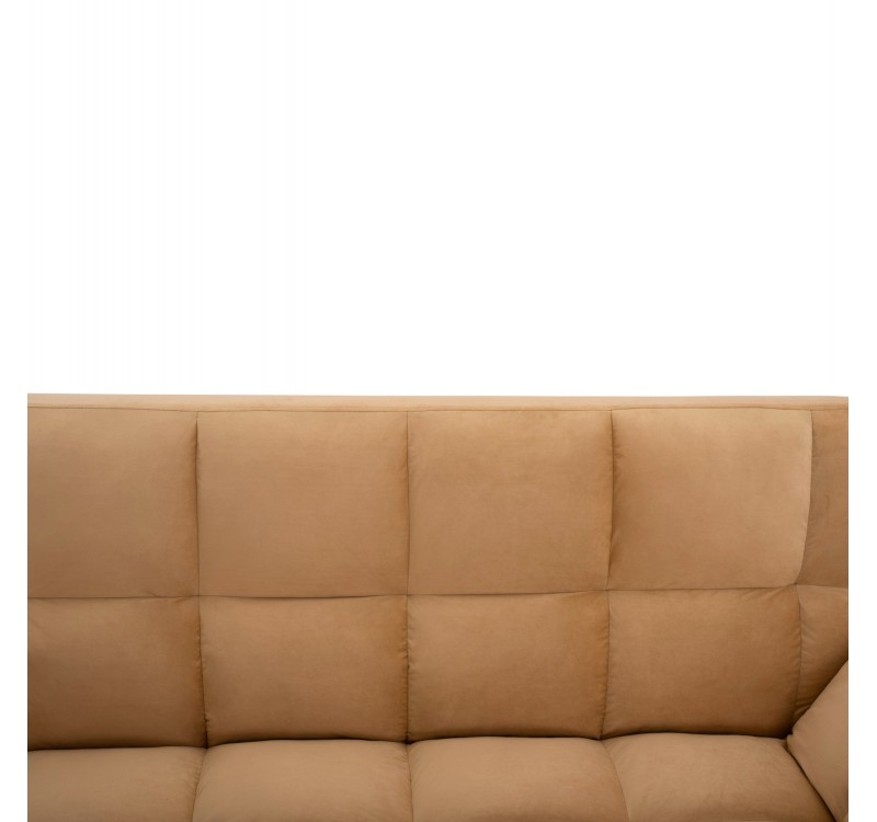 ΚΑΝΑΠΕΣ ΚΡΕΒΑΤΙ 3ΘΕΣΙΟΣ ΑΠΟ ΒΕΛΟΥΔΟ ΜΠΕΖ HM3167.07 182Χ80Χ88Υ εκ.