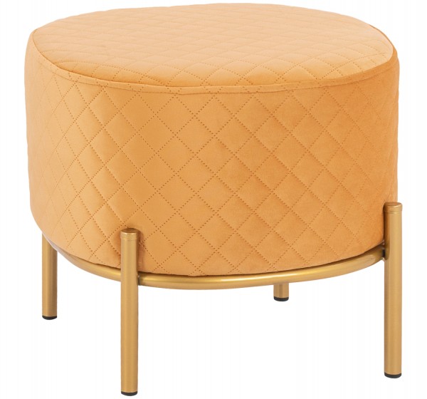 ΣΚΑΜΠΟ SINTA HM8638.09 ΑΠΟ ΧΡΥΣΟ ΒΕΛΟΥΔΟ ΜΕ ΧΡΥΣΗ ΒΑΣΗ 42x42x38Υ εκ.