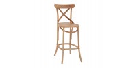 ΣΚΑΜΠΟ ΞΥΛΙΝΟ GIOLIANA HM8750.05 ΟΞΙΑ DARK HONEY ΜΕ PΟLYWOOD ΚΑΘΙΣΜΑ 46x46x102Υεκ.