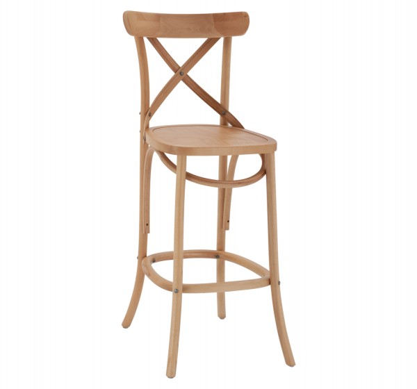 ΣΚΑΜΠΟ ΞΥΛΙΝΟ GIOLIANA HM8750.05 ΟΞΙΑ DARK HONEY ΜΕ PΟLYWOOD ΚΑΘΙΣΜΑ 46x46x102Υεκ.
