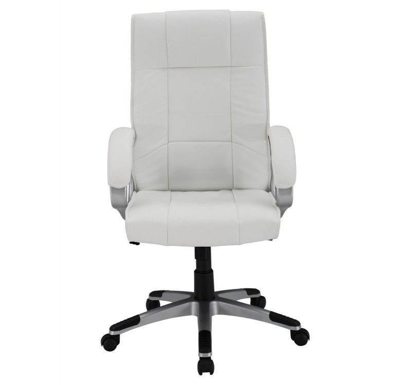 ΚΑΡΕΚΛΑ ΓΡΑΦΕΙΟΥ CHANDER HM1092.02 ΛΕΥΚΗ 63x66x116 εκ.