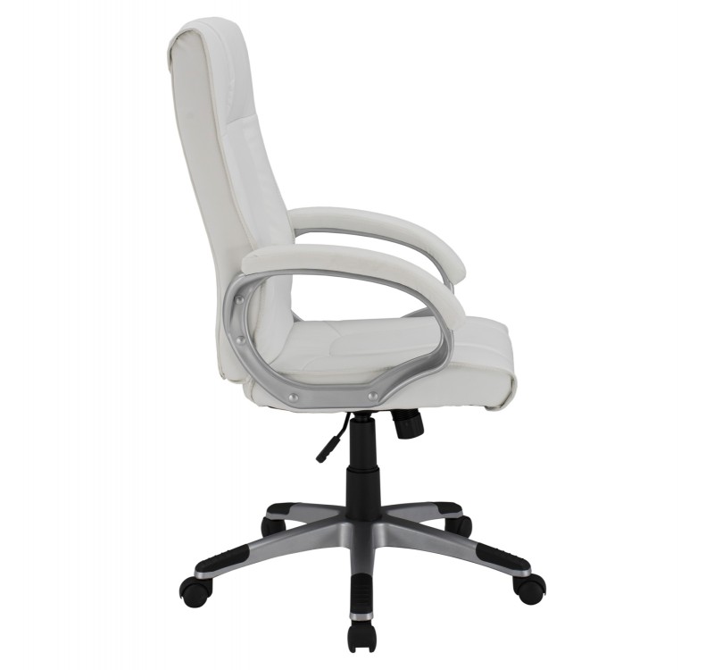 ΚΑΡΕΚΛΑ ΓΡΑΦΕΙΟΥ CHANDER HM1092.02 ΛΕΥΚΗ 63x66x116 εκ.
