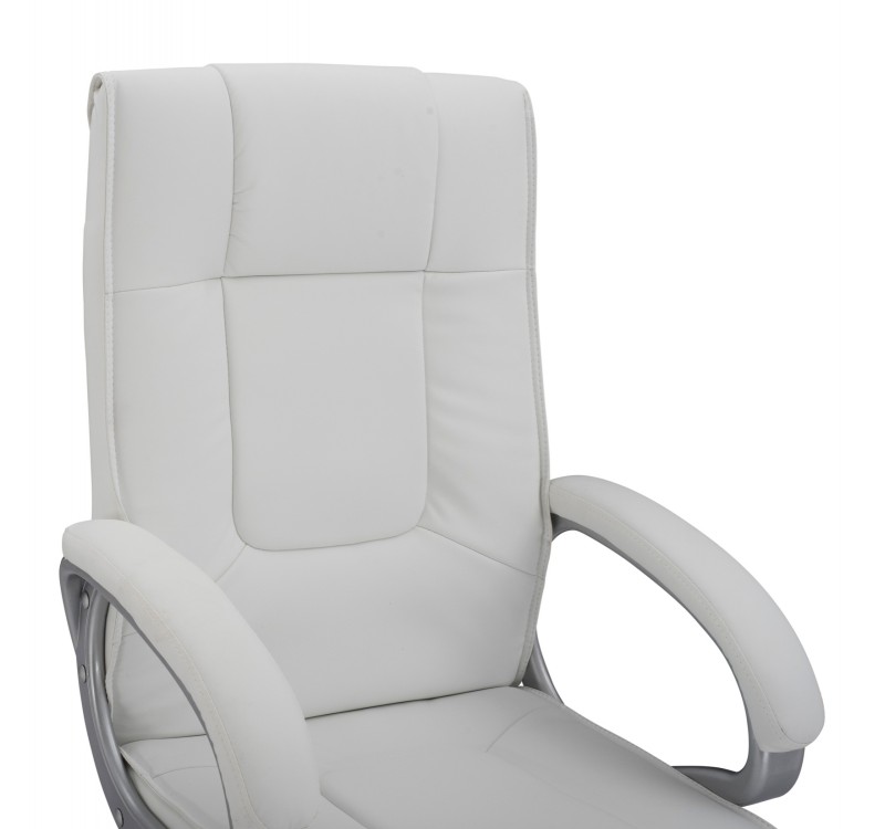 ΚΑΡΕΚΛΑ ΓΡΑΦΕΙΟΥ CHANDER HM1092.02 ΛΕΥΚΗ 63x66x116 εκ.