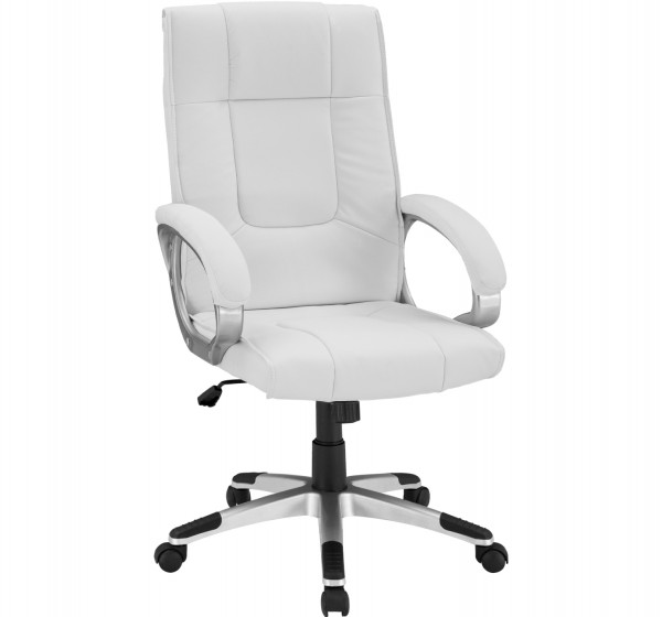 ΚΑΡΕΚΛΑ ΓΡΑΦΕΙΟΥ CHANDER HM1092.02 ΛΕΥΚΗ 63x66x116 εκ.