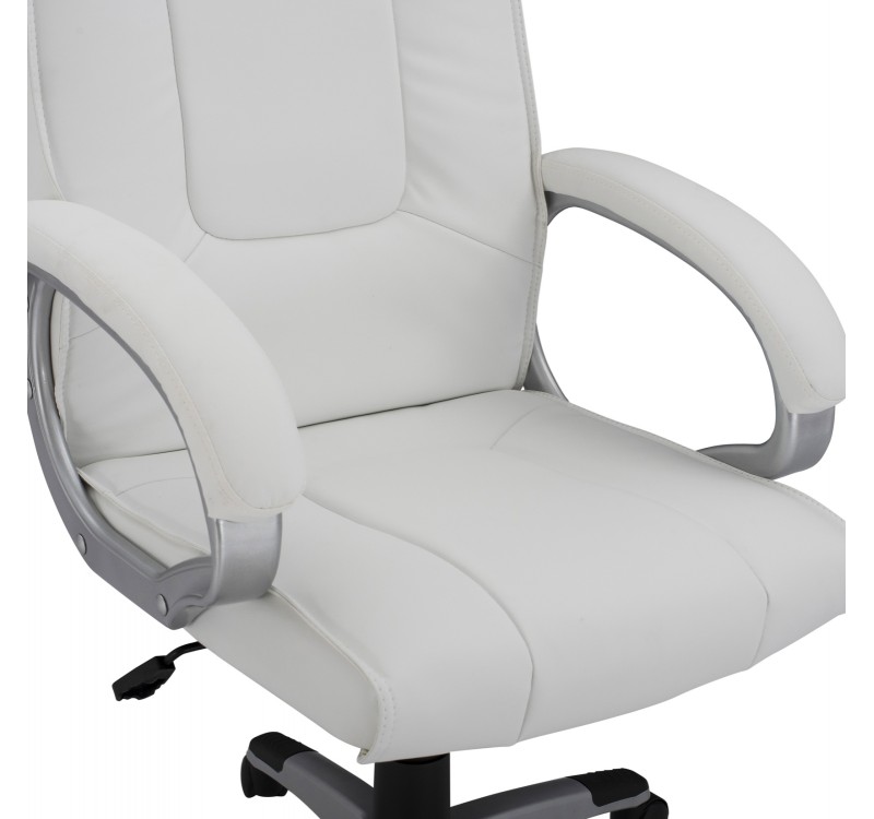 ΚΑΡΕΚΛΑ ΓΡΑΦΕΙΟΥ CHANDER HM1092.02 ΛΕΥΚΗ 63x66x116 εκ.