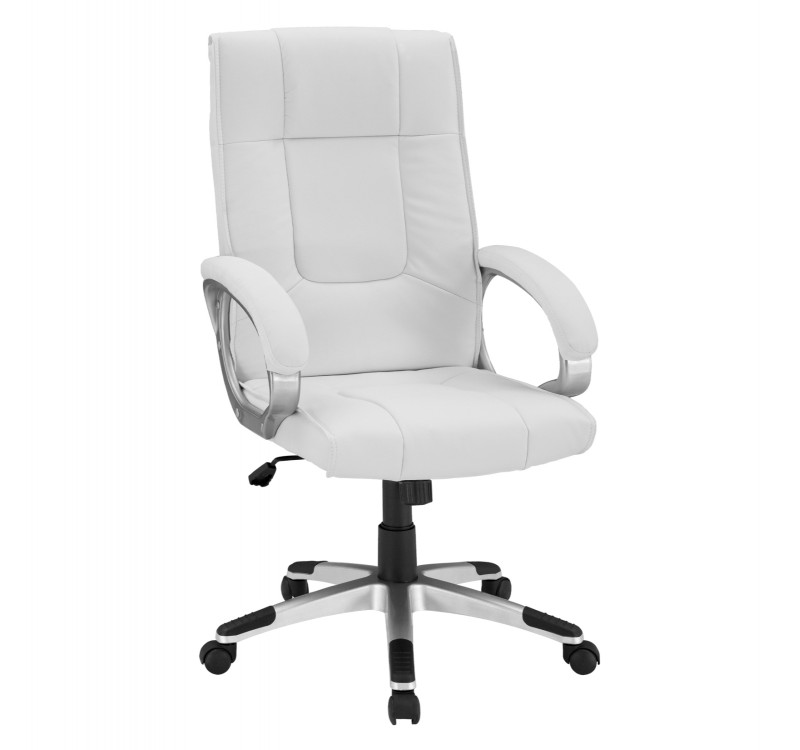 ΚΑΡΕΚΛΑ ΓΡΑΦΕΙΟΥ CHANDER HM1092.02 ΛΕΥΚΗ 63x66x116 εκ.