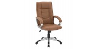ΚΑΡΕΚΛΑ ΓΡΑΦΕΙΟΥ CHANDER HM1092.09 ΣΕ CAMEL ΑΠΟΧΡΩΣΗ 63x66x116 εκ.
