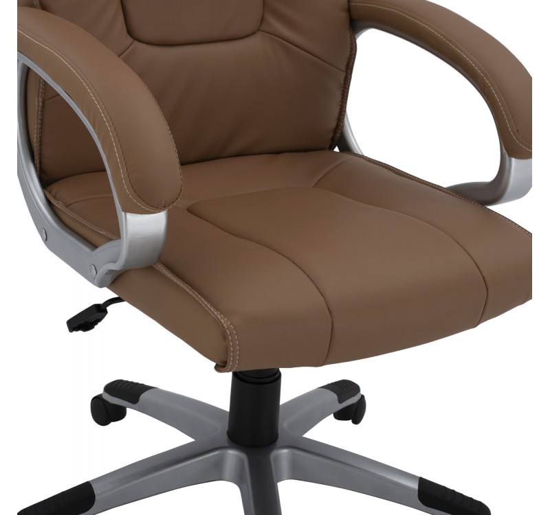 ΚΑΡΕΚΛΑ ΓΡΑΦΕΙΟΥ CHANDER HM1092.09 ΣΕ CAMEL ΑΠΟΧΡΩΣΗ 63x66x116 εκ.