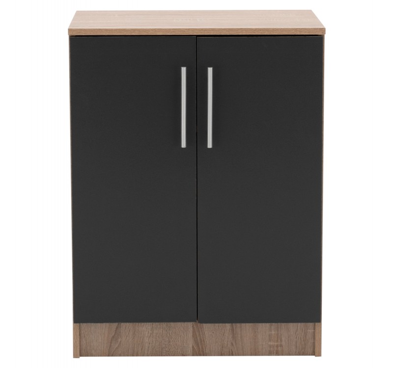 ΠΑΠΟΥΤΣΟΘΗΚΗ ΝΤΟΥΛΑΠΙ ΞΥΛΙΝΗ EMERIE HM2206.04 SONAMA-ΓΚΡΙ 60X40,5X80 εκ.