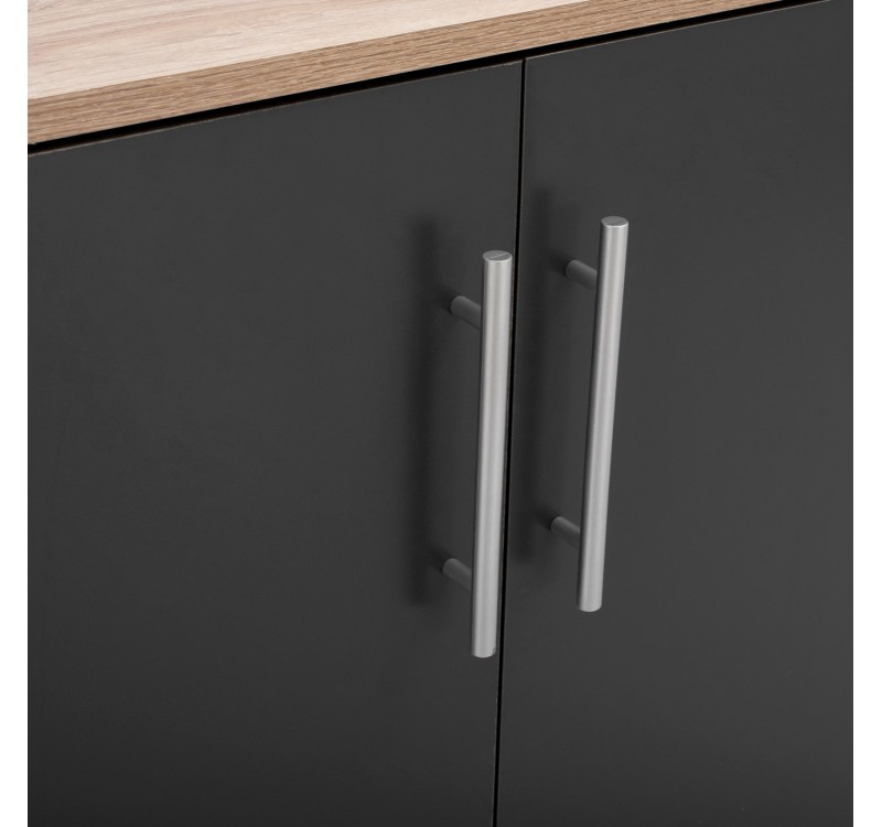 ΠΑΠΟΥΤΣΟΘΗΚΗ ΝΤΟΥΛΑΠΙ ΞΥΛΙΝΗ EMERIE HM2206.04 SONAMA-ΓΚΡΙ 60X40,5X80 εκ.
