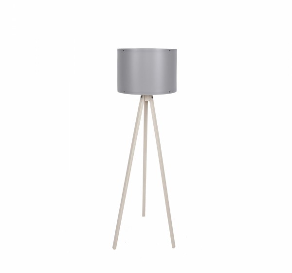 ΦΩΤΙΣΤΙΚΟ ΔΑΠΕΔΟΥ ΞΥΛΙΝΟ CAGNEY ΕΚΡΟΥ ΜΕ ΓΚΡΙ ΚΑΠΕΛΟ HM7272.16 Φ38x145 εκ.