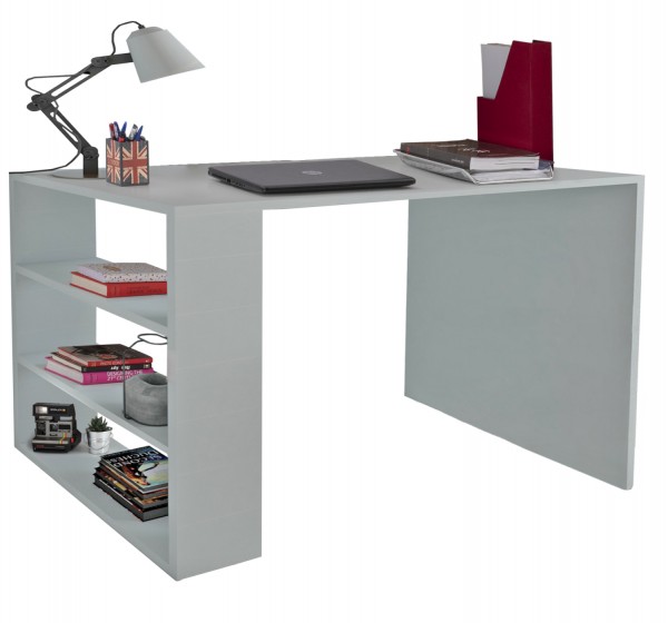 ΓΡΑΦΕΙΟ ΥΠΟΛΟΓΙΣΤΗ AVELINE ΜΕΛΑΜΙΝΗΣ ΛΕΥΚΟ HM8884.01 90Χ50Χ70Υεκ.