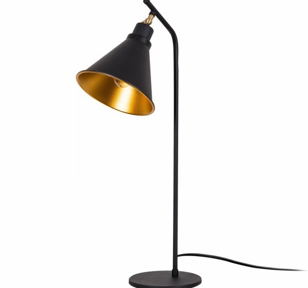 ΦΩΤΙΣΤΙΚΟ ΕΠΙΤΡΑΠΕΖΙΟ ΜΕΤΑΛΛΙΚΟ ΜΑΥΡΟ-ΧΡΥΣΟ HM7290 Φ28x50 εκ.