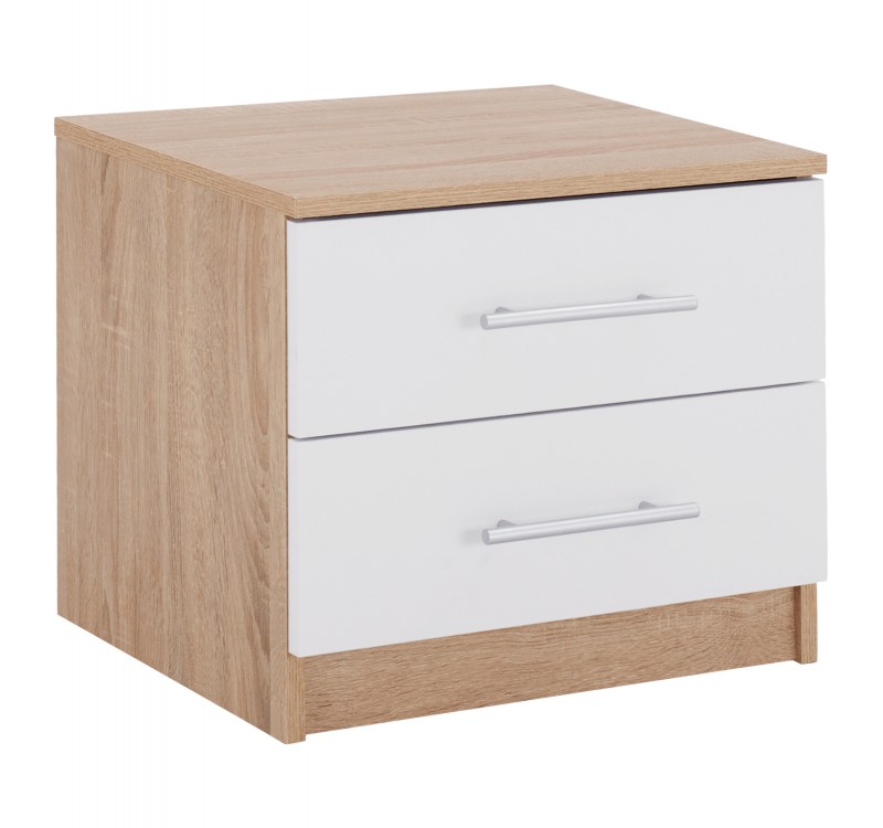 ΚΟΜΟΔΙΝΟ ΜΕΛΑΜΙΝΗΣ HM2220.06 SONAMA - ΛΕΥΚΟ 48x40,5x41,5 εκ.