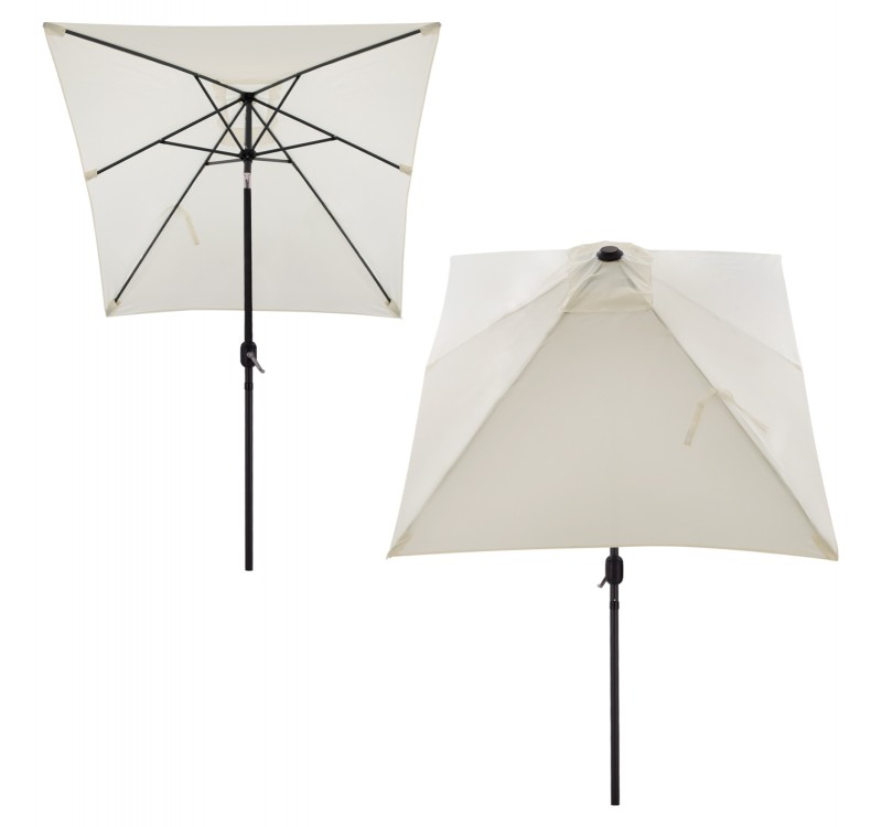 ΟΜΠΡΕΛΑ ΑΛΟΥΜΙΝΙΟΥ CAMBELL HM6029.10 ΟΡΘΟΓΩΝΙΑ ΑΝΑΚΛΙΝΟΜΕΝΗ ΜΠΕΖ ΓΚΡΙ 262x170x253 εκ.