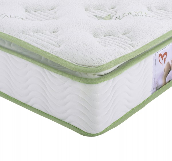 ΣΤΡΩΜΑ CONTINUOUS SPRING ΑΝΩΣΤΡΩΜΑ ALOE VERA 110X190 HM372.12 ΜΟΝΗΣ ΟΨΗΣ