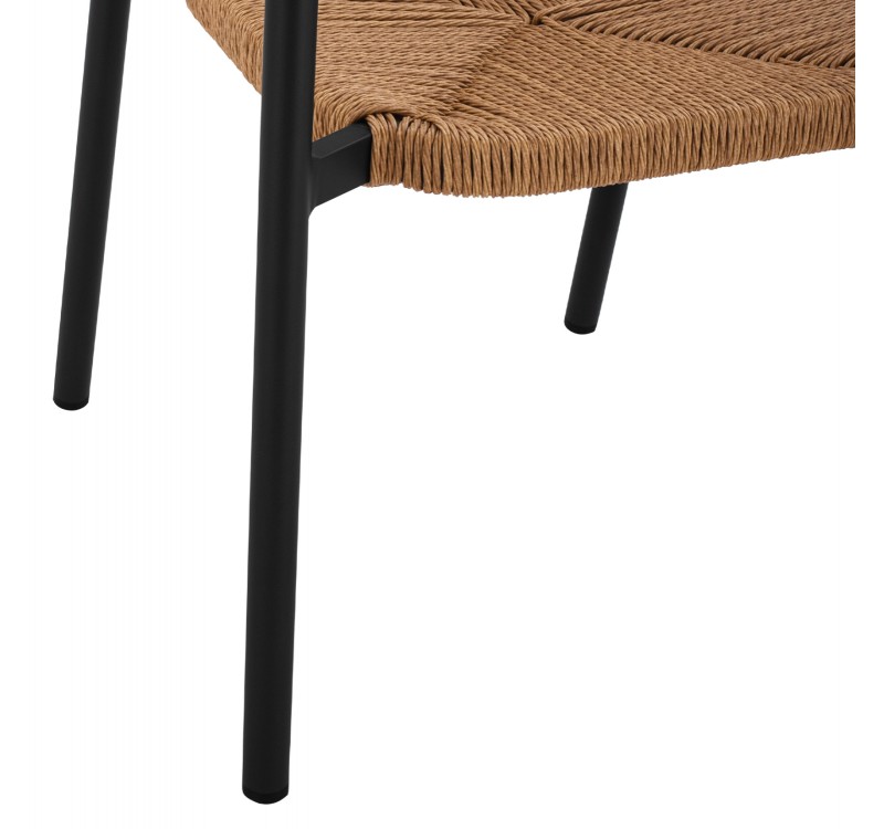 ΠΟΛΥΘΡΟΝΑ ΑΛΟΥΜΙΝΙΟΥ ΑΝΘΡΑΚΙ ΜΕ ΣΧΟΙΝΙ PE ΜΠΕΖ HM5786.02 55,5x50x77,5 εκ.