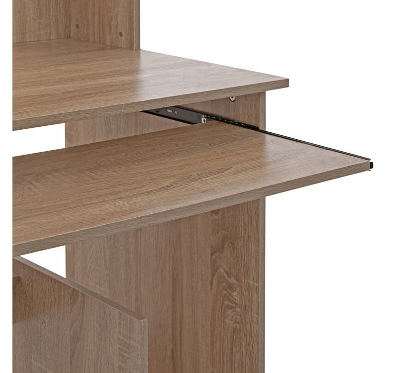 ΓΡΑΦΕΙΟ ΜΕ ΒΙΒΛΙΟΘΗΚΗ-ΡΑΦΙΕΡΑ STATUS HM2032.02 SONOMA 120X55X182