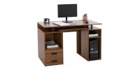 ΓΡΑΦΕΙΟ ΜΕΛΑΜΙΝΗΣ STATUS HM2026.03 WALNUT 120Χ55Χ76 εκ.