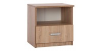 ΚΟΜΟΔΙΝΟ ΜΕ ΣΥΡΤΑΡΙ ADLER HM2431.01 ΜΕΛΑΜΙΝΗ SONAMA OAK 45x40x48Υεκ.