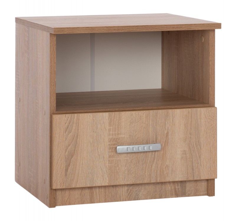 ΚΟΜΟΔΙΝΟ ΜΕ ΣΥΡΤΑΡΙ ADLER HM2431.01 ΜΕΛΑΜΙΝΗ SONAMA OAK 45x40x48Υεκ.