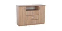 ΜΠΟΥΦΕΣ ΜΕ 2 ΝΤΟΥΛΑΠΙΑ Κ 3 ΣΥΡΤΑΡΙΑ ADLER SONAMA OAK HM2430 120X45X85Yεκ.